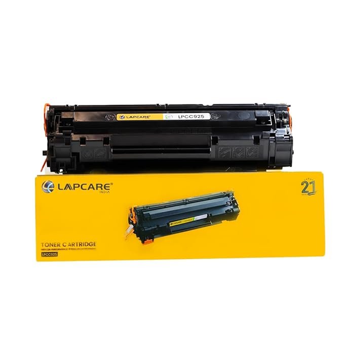 Lapcare 925 Compatible Toner Cartridge for HP &amp; Canon Laser Printers | High Yield | Sharp Black Prints