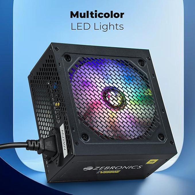 ZEBRONICS ZEB-FC120A CPU Air Cooler with RGB Fan (Low Profile, Silent Operation)